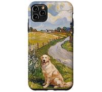 Golden Retriever Art Dog Lover Vintage Carcasa para iPhone 11 Pro Max