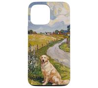 Golden Retriever Art Dog Lover Vintage Carcasa para iPhone 13 Pro Max