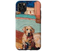 Golden Retriever Art Perro estético Carcasa para iPhone 11 Pro Max