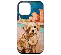 Golden Retriever Art Perro estético Carcasa para iPhone 12 Pro Max