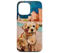 Golden Retriever Art Perro estético Carcasa para iPhone 13 Pro Max