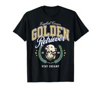 Golden Retriever Blanco Pijo Americana Preppy Cayetana Perro Camiseta