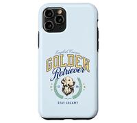 Golden Retriever Blanco Pijo Americana Preppy Cayetana Perro Carcasa para iPhone 11 Pro