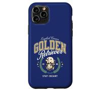 Golden Retriever Blanco Pijo Americana Preppy Cayetana Perro Carcasa para iPhone 11 Pro