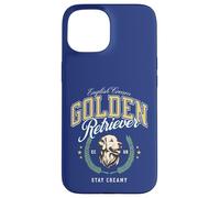 Golden Retriever Blanco Pijo Americana Preppy Cayetana Perro Carcasa para iPhone 15