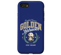 Golden Retriever Blanco Pijo Americana Preppy Cayetana Perro Carcasa para iPhone SE (2020) / 7/8