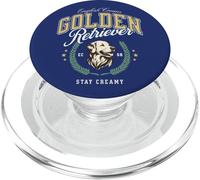 Golden Retriever Blanco Pijo Americana Preppy Cayetana Perro PopSockets PopGrip para MagSafe