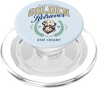 Golden Retriever Blanco Pijo Americana Preppy Cayetana Perro PopSockets PopGrip para MagSafe