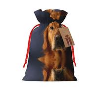 Golden Retriever - Bolsa de regalo de lino con cordón impreso, perfecta para bolsas de regalo, bolsas de dulces