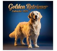 Golden Retriever Calendar 2026: Twelve Months of Peaceful Moments, Natural Beauty, and Soft Elegance, 8.5 x 8.5" Gentle Heart Edition