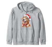 Golden Retriever Christmas Outfit Idea para Mujer Navidad Sudadera con Capucha
