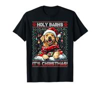Golden Retriever Christmas Tree Decorations Dog Lover Xmas Camiseta