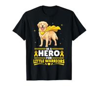 Golden Retriever Dog Be A Hero For Little Warriors Infancia Camiseta