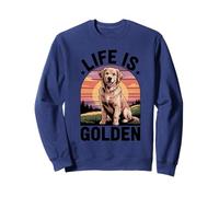 Golden Retriever Dog Dad Veterinario Life Is Golden Dog Mom Sudadera