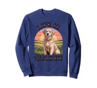 Golden Retriever Dog Dad Veterinario Life Is Golden Dog Mom Sudadera