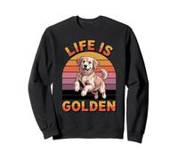 Golden Retriever Dog Dad Veterinario Life Is Golden Dog Mom Sudadera