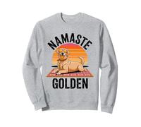 Golden Retriever Dog Dad Veterinario Namaste Golden Dog Mom Sudadera