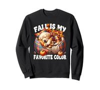 Golden Retriever Dog For Women Men Fall Is My Favorite Color Sudadera