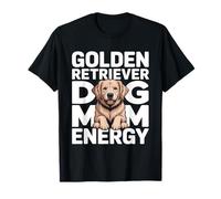 Golden Retriever Dog Mom Energy Camiseta
