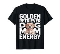 Golden Retriever Dog Mom Energy Camiseta