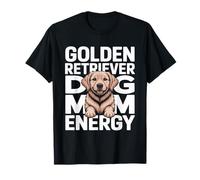 Golden Retriever Dog Mom Energy Camiseta