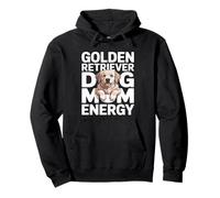 Golden Retriever Dog Mom Energy Sudadera con Capucha