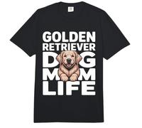 Golden Retriever Dog Mom Life Comfort Colors Adult Heavyweight T-Shirt