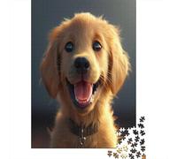 Golden Retriever Dog Puzzle De 1000 Piezas Rompecabezas para Adultos Rompecabezas 1000 Piezas para Adultos para Amantes O Amigos Rompecabezas Imposable 1000pcs (75x50cm)