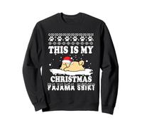 Golden Retriever Dog This Is My Christmas Pajama Funny Xmas Sudadera