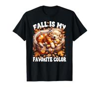 Golden Retriever Fall Puppy Mom Fall Is My Favorite Color Camiseta