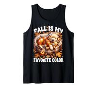 Golden Retriever Fall Puppy Mom Fall Is My Favorite Color Camiseta sin Mangas