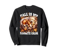 Golden Retriever Fall Puppy Mom Fall Is My Favorite Color Sudadera