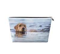 Golden Retriever Flotante Perros Mascotas Labrador, Bolsa de artículos de tocador Bolsa de Maquillaje Bolsa de cosméticos Bolsa de artículos de tocador de Viaje portátil