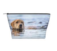 Golden Retriever Flotante Perros Mascotas Labrador, Bolsa de artículos de tocador Bolsa de Maquillaje Bolsa de cosméticos Bolsa de artículos de tocador de Viaje portátil