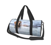 Golden Retriever Flotante Perros Mascotas Labrador, Bolsa de Viaje de Gran Capacidad, Bolso Redondo, Bolsa de Viaje Deportiva, Bolsa de Mano, Bolsa de Fitness