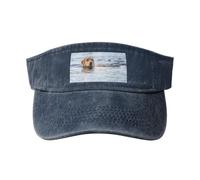 Golden Retriever Flotante Perros Mascotas Labrador, Sombreros Deportivos con Visera, Gorra de béisbol Superior vacía, Gorra con Visera de protección Solar
