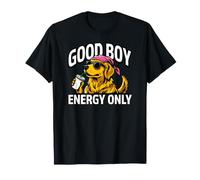 Golden Retriever Good Boy Energy Only Dog Camiseta
