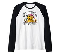 Golden Retriever Good Boy Energy Only Dog Camiseta Manga Raglan