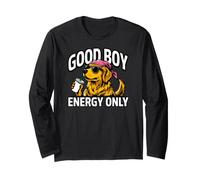 Golden Retriever Good Boy Energy Only Dog Manga Larga