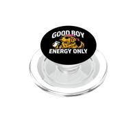 Golden Retriever Good Boy Energy Only Dog PopSockets PopGrip para MagSafe