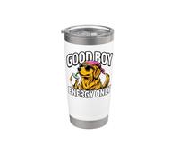 Golden Retriever Good Boy Energy Only Dog Vaso térmico de acero inoxidable de doble pared