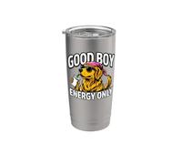Golden Retriever Good Boy Energy Only Dog Vaso térmico de acero inoxidable de doble pared