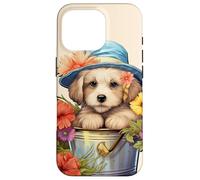 Golden Retriever Graphic For Spring and Women Cute Dog Lover Carcasa para iPhone 16 Pro