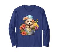 Golden Retriever Graphic For Spring and Women Cute Dog Lover Manga Larga