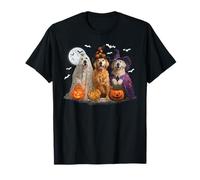 Golden Retriever Happy Halloween Dog Lover para Hombre y Mujer Camiseta