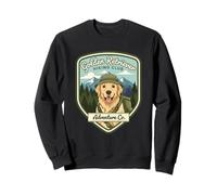 Golden Retriever Hiking Club Vintage Adventure Mamá Papá Perro Sudadera