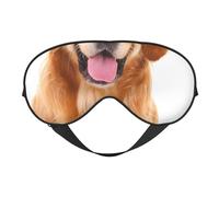 Golden Retriever impreso, Cubreojos completos Antifaz bloqueador de luz Antifaz para dormir Antifaz suave con los ojos vendados Noche