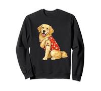 Golden Retriever Mamá Amor Tatuaje Perro Diseño Sudadera