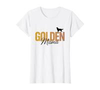 Golden Retriever Mama Dog Mom Women Camiseta