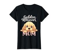 Golden Retriever Mamá Perro Golden Retriever Mamá Lindo Cachorro Camiseta